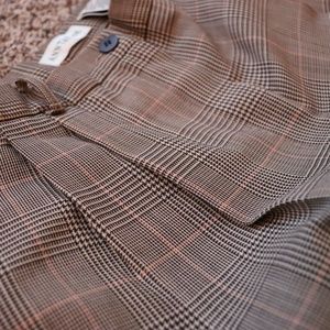 Ann Taylor Vintage High-Waisted Pant, Plaid